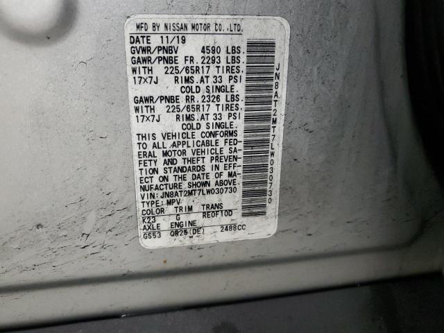 2020 NISSAN ROGUE S - JN8AT2MT7LW030730