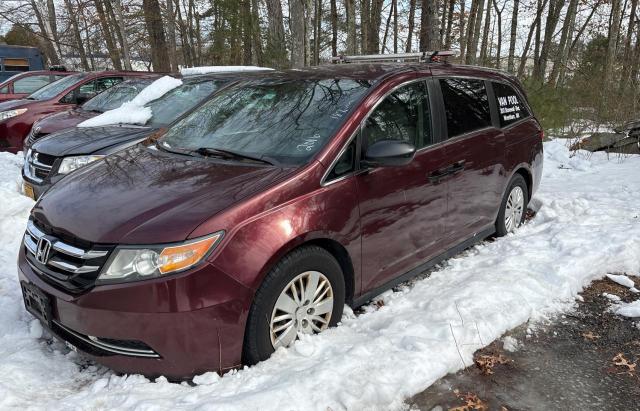 HONDA ODYSSEY LX 2016 burgundy sports v gas 5FNRL5H28GB117774 photo #3