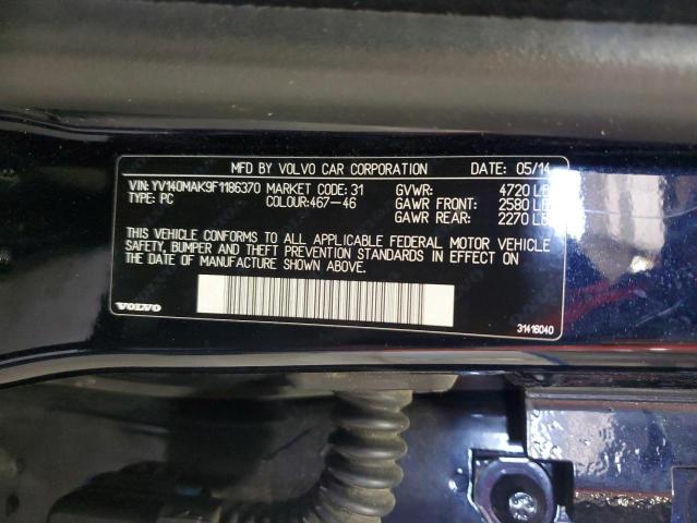 2015 VOLVO S80 PREMIE YV140MAK9F1186370