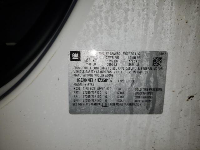 2017 CHEVROLET SILVERADO - 1GCVKNEH1HZ350157