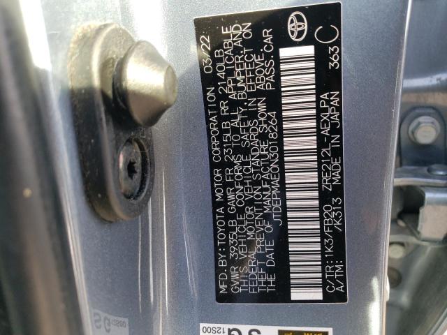 2022 TOYOTA COROLLA LE - JTDEPMAE0N3018264