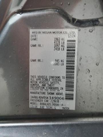 2025 NISSAN ALTIMA SV - 1N4BL4DV0SN349006
