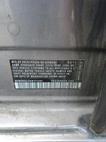 2011 VOLKSWAGEN GOLF - WVWDM9AJ0BW255488