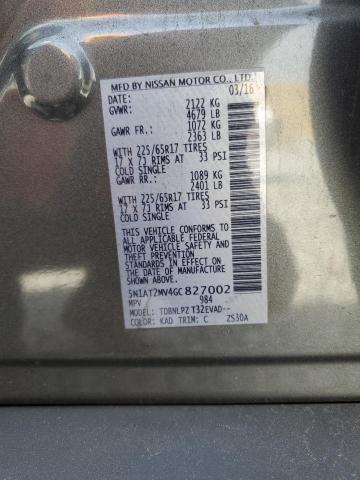 2016 NISSAN ROGUE S - 5N1AT2MV4GC827002