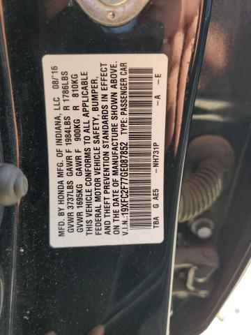 2016 HONDA CIVIC EX - 19XFC2F77GE087852