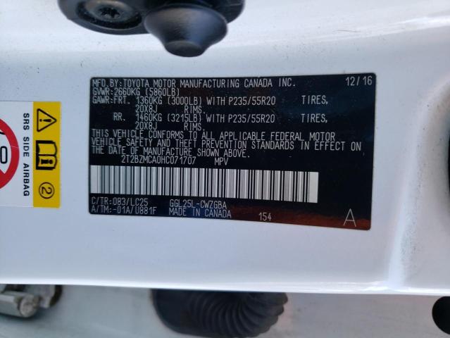 2017 LEXUS RX 350 BAS - 2T2BZMCA0HC071707