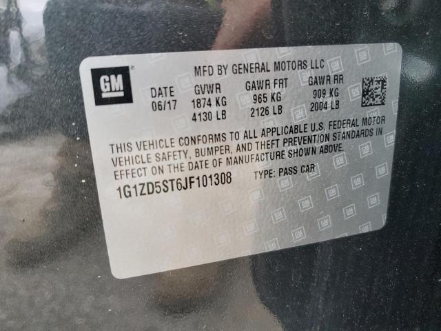 2018 CHEVROLET MALIBU LT - 1G1ZD5ST6JF101308