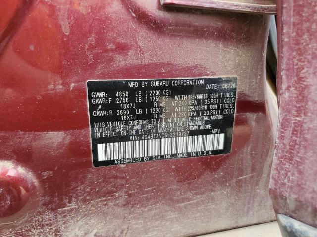 2020 SUBARU OUTBACK LI - 4S4BTANC5L3219737