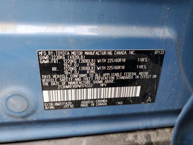 2023 TOYOTA RAV4 WOODL 2T3UWRFV0PW174552