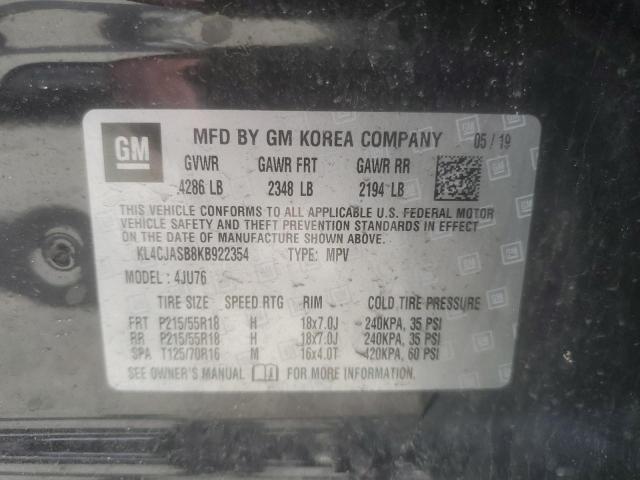 2019 BUICK ENCORE PRE - KL4CJASB8KB922354