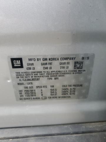 2020 CHEVROLET TRAX 1LT - KL7CJLSB6LB025307