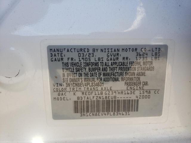 2023 NISSAN VERSA SV - 3N1CN8EV4PL834631