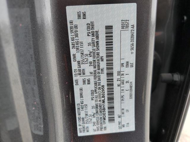 2021 FORD BRONCO BAS - 1FMDE5BH1MLB02958