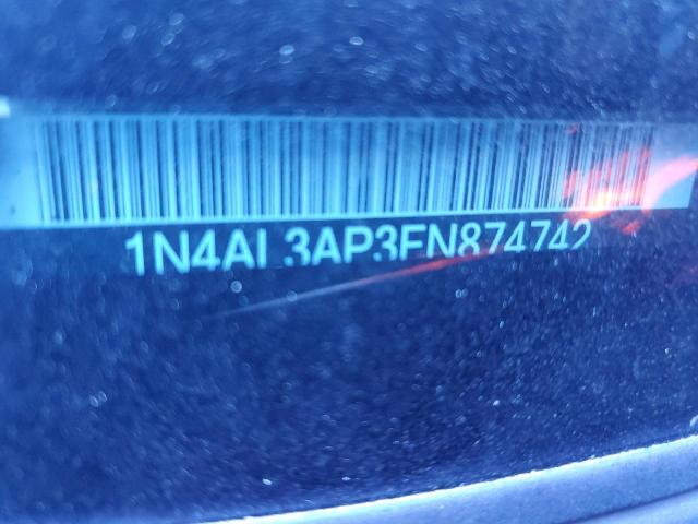 2015 NISSAN ALTIMA 2.5 - 1N4AL3AP3FN874742