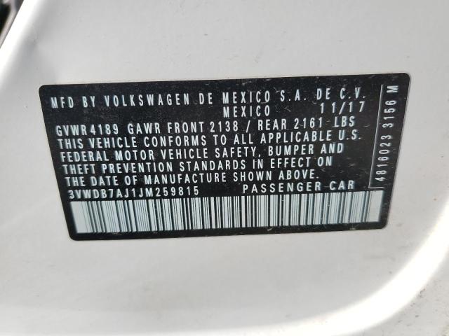 2018 VOLKSWAGEN JETTA SE - 3VWDB7AJ1JM259815
