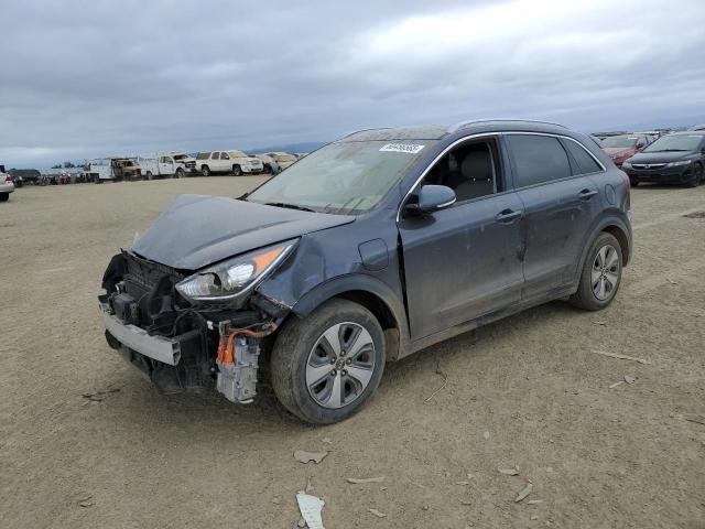 KIA NIRO EX 2019 gray  hybrid engine KNDCD3LD6K5259437 photo #1