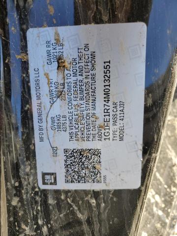 2021 CHEVROLET CAMARO LZ - 1G1FE1R74M0132551