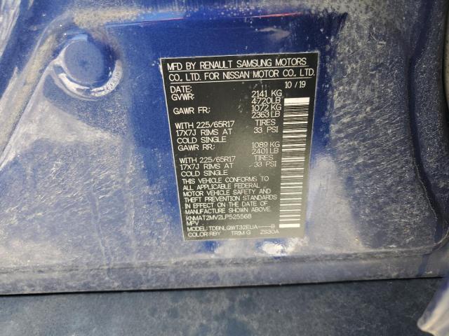 KNMAT2MV2LP525568 2020 NISSAN ROGUE