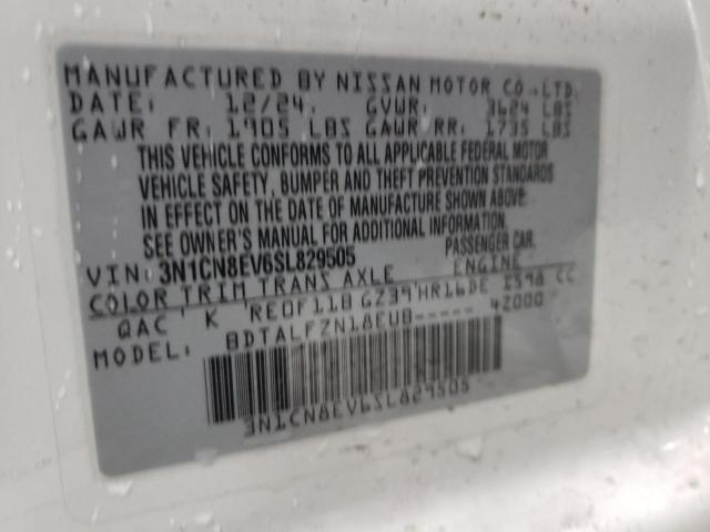 2025 NISSAN VERSA SV - 3N1CN8EV6SL829505