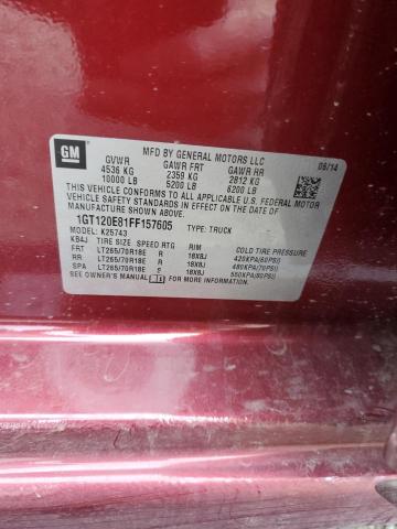 2015 GMC SIERRA K25 - 1GT120E81FF157605
