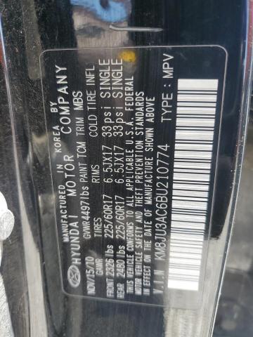 2011 HYUNDAI TUCSON GLS - KM8JU3AC6BU210774