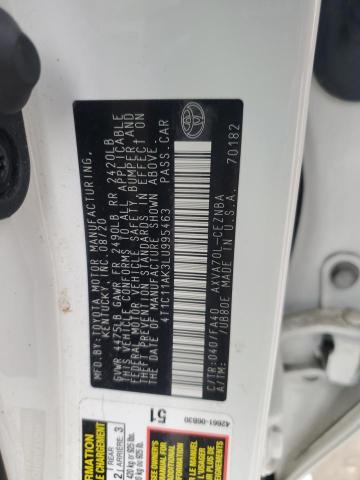 2020 TOYOTA CAMRY LE 4T1C11AK3LU995463