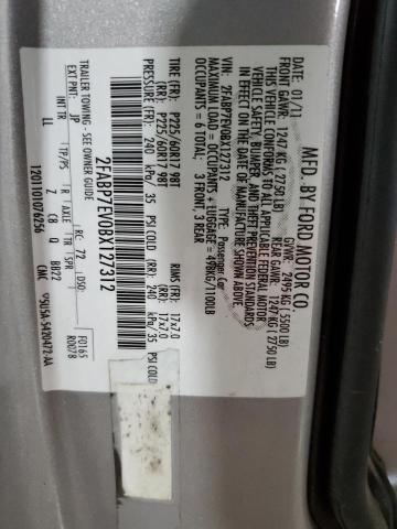 2011 FORD CROWN VICT - 2FABP7EV0BX127312