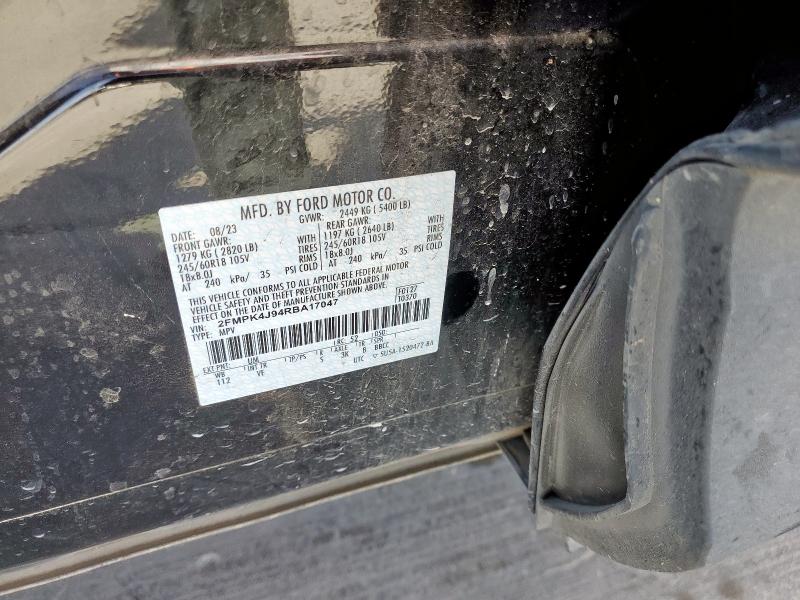 2024 FORD EDGE SEL - 2FMPK4J94RBA17047