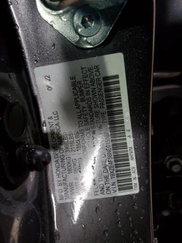 2022 HONDA INSIGHT EX 19XZE4F56NE015507
