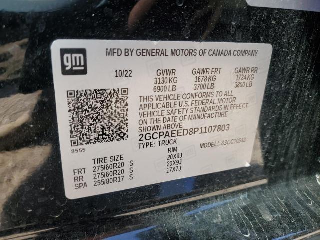2023 CHEVROLET SILVERADO - 2GCPAEED8P1107803