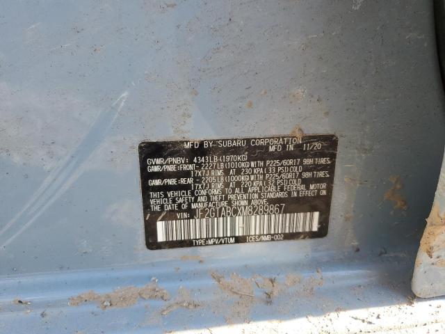2021 SUBARU CROSSTREK - JF2GTABCXM8289867