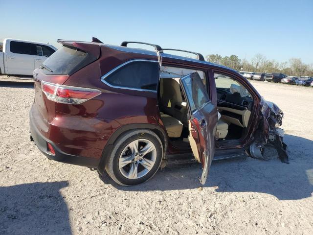 Vin: 5tddkrfh3fs091591, lot: 49487075, toyota highlander limited 20153