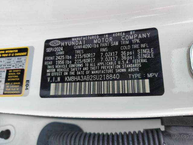 2025 HYUNDAI KONA SE - KM8HA3AB2SU218840