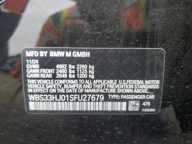 2025 BMW M3 COMPETI - WBS33HJ01SFU27679