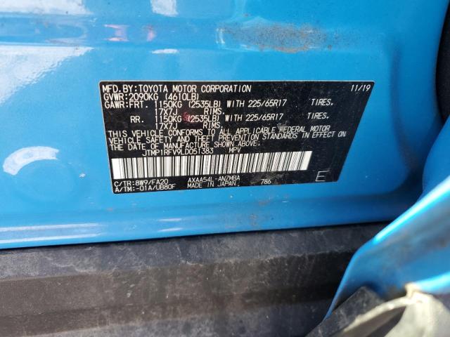 2020 TOYOTA RAV4 XLE - JTMP1RFV9LD051383