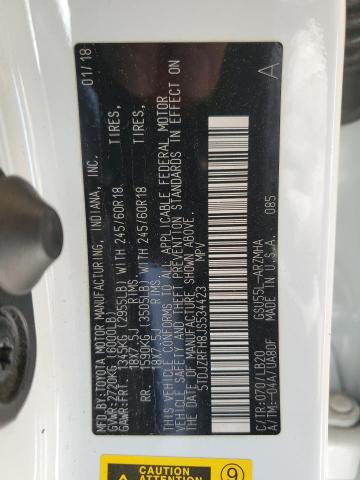 2018 TOYOTA HIGHLANDER - 5TDJZRFH8JS534423