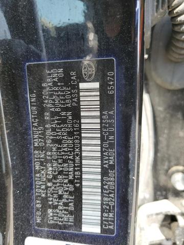 2019 TOYOTA CAMRY L - 4T1B11HK3KU831162