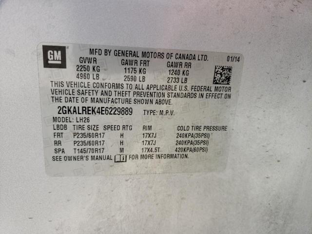 2GKALREK4E6229889 GMC Terrain Sle