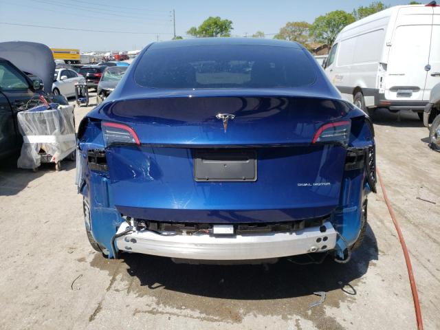  TESLA MODEL Y 2021 Синій