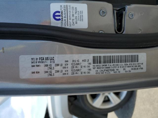 1C4NJPFA0GD792486 Jeep Patriot Latitude