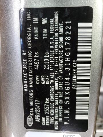 5XXGU4L31HG178221 KIA OPTIMA EX