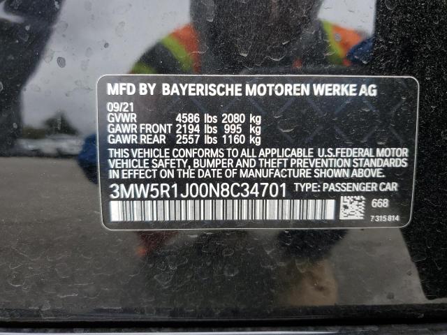 3MW5R1J00N8C34701 BMW 330I