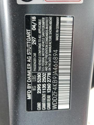 WDDZF4KB9JA466894 Mercedes-Benz E 300 4matic