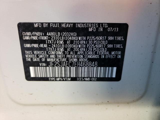 JF2SJAEC7EH468848 Subaru Forester 2.5i Premium