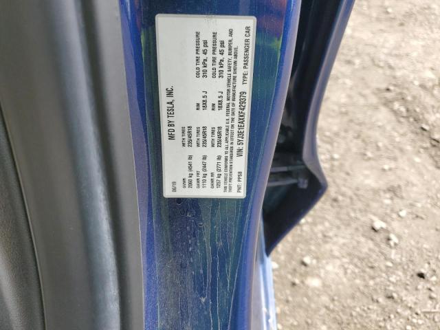 5YJ3E1EAXKF429379 Tesla MODEL 3