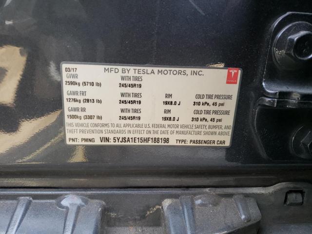 5YJSA1E15HF188198 Tesla MODEL S