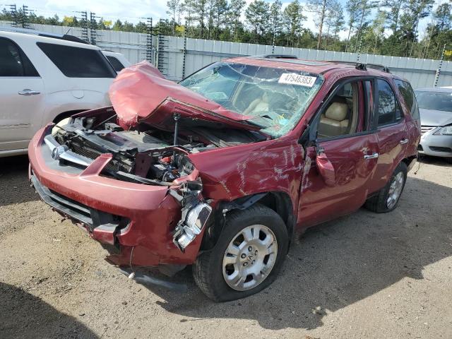 Acura salvage cars for sale: 2002 Acura MDX
