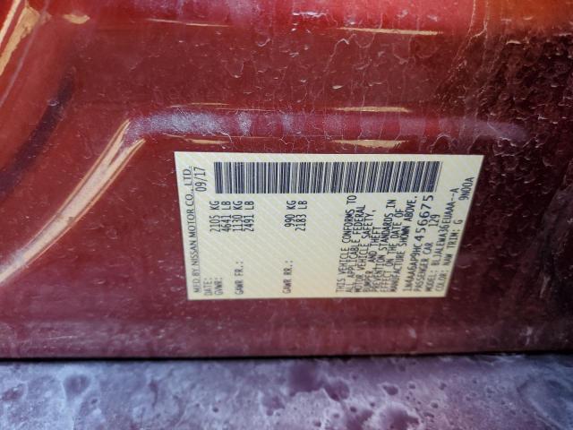 1N4AA6AP9HC456675 Nissan Maxima 3.5s