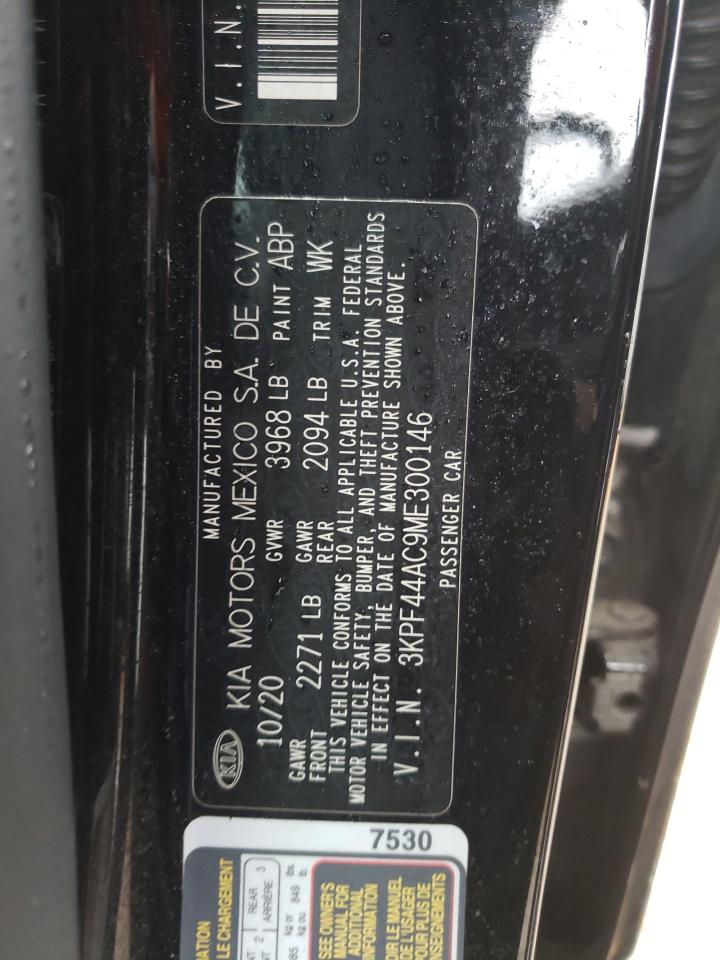 3KPF44AC9ME300146 KIA FORTE 2021