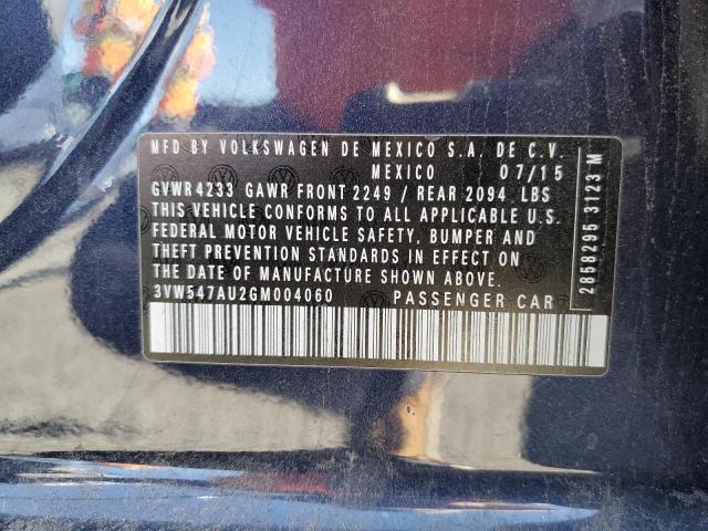 2016 VOLKSWAGEN GTI S/SE - 3VW547AU2GM004060